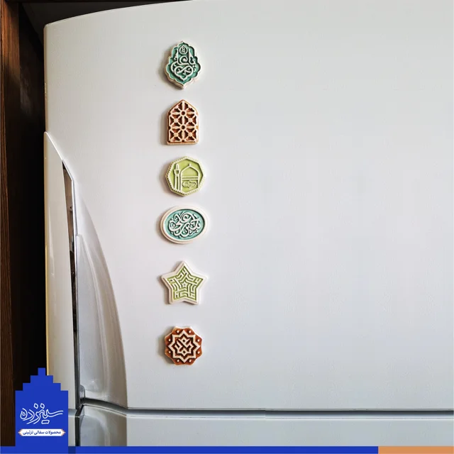 پیکسل سرامیکی آهنربایی طرح «آستان هشتم»